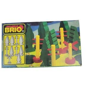 Brio 3369 accessory  31405/18 Wooden Railway- 10 pcs
